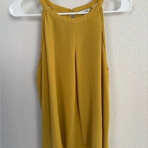Naked Zebra Mustard Sleeveless Blouse